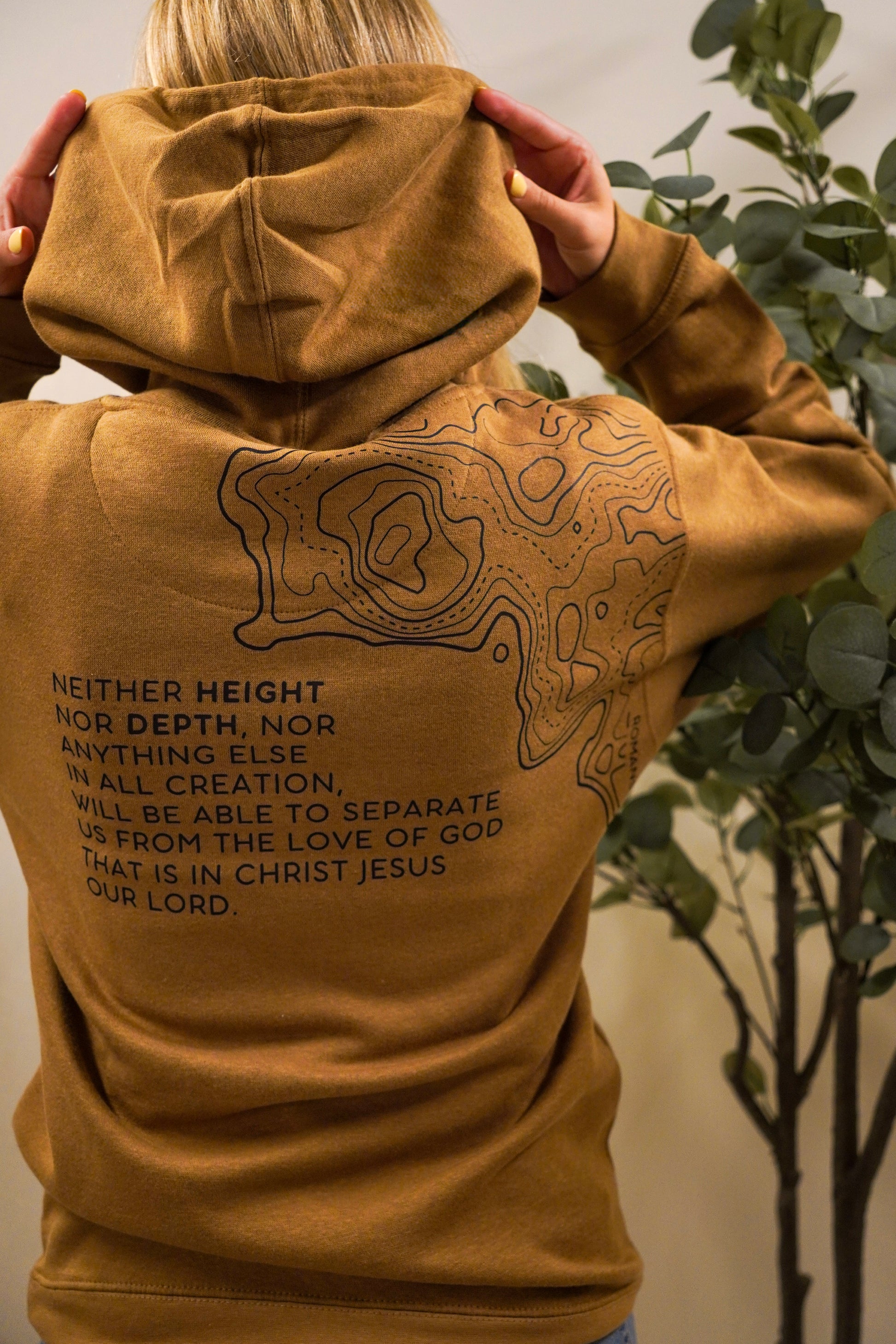 Height nor Depth Topographical Hoodie