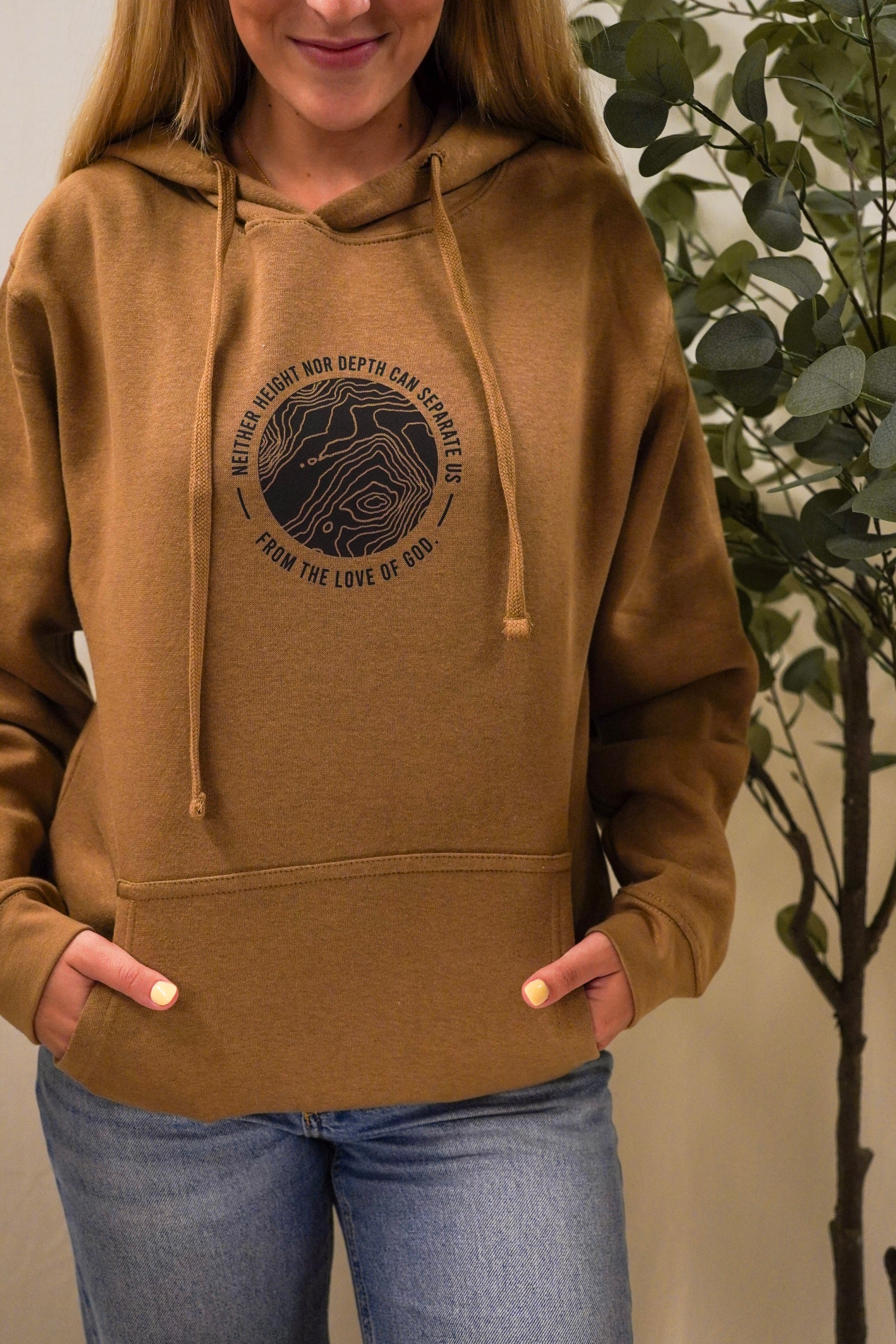 Height nor Depth Topographical Hoodie
