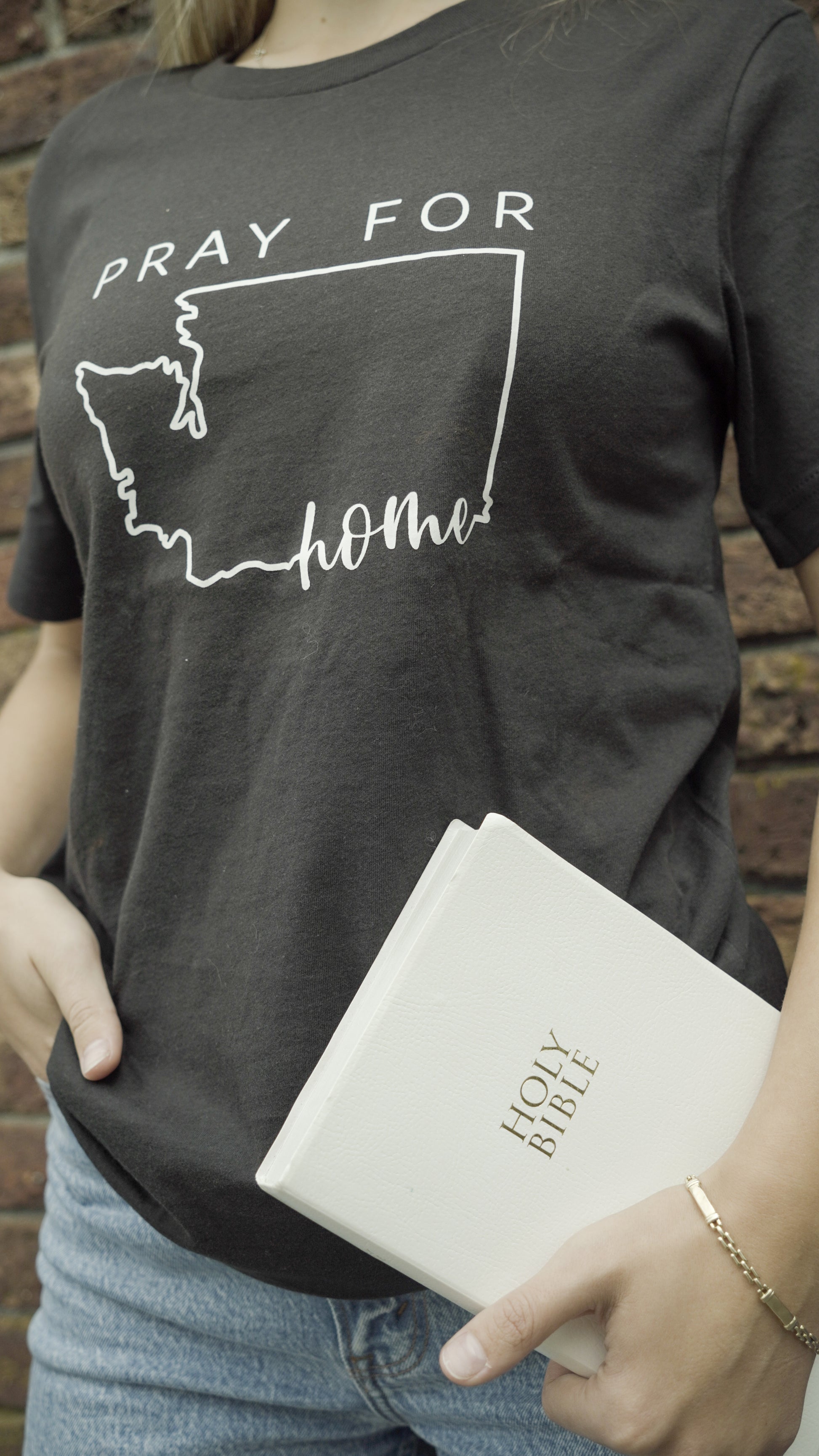 Pray for Home WA tee