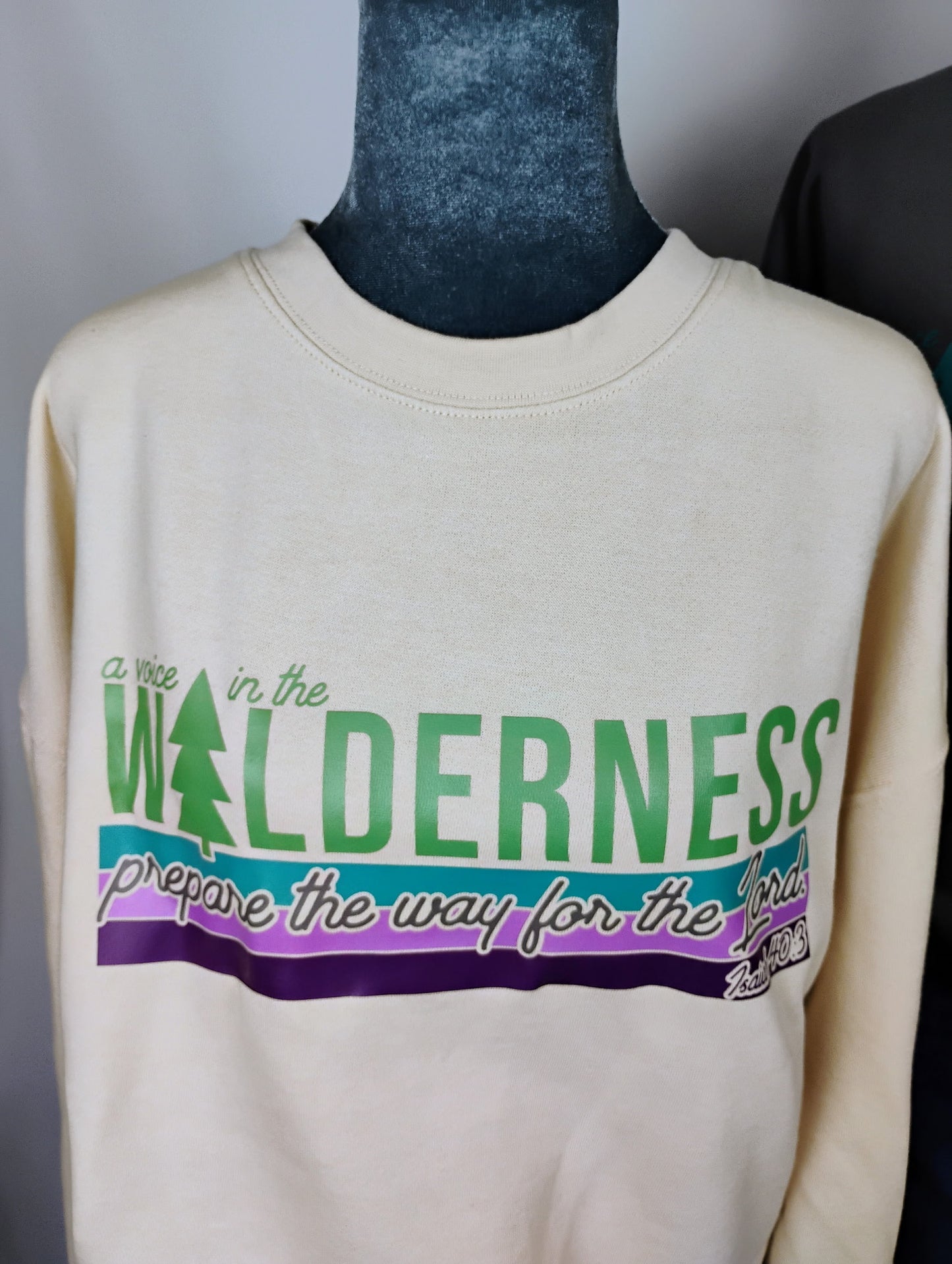 A Voice in the Wildnerness crewneck sweatshirt