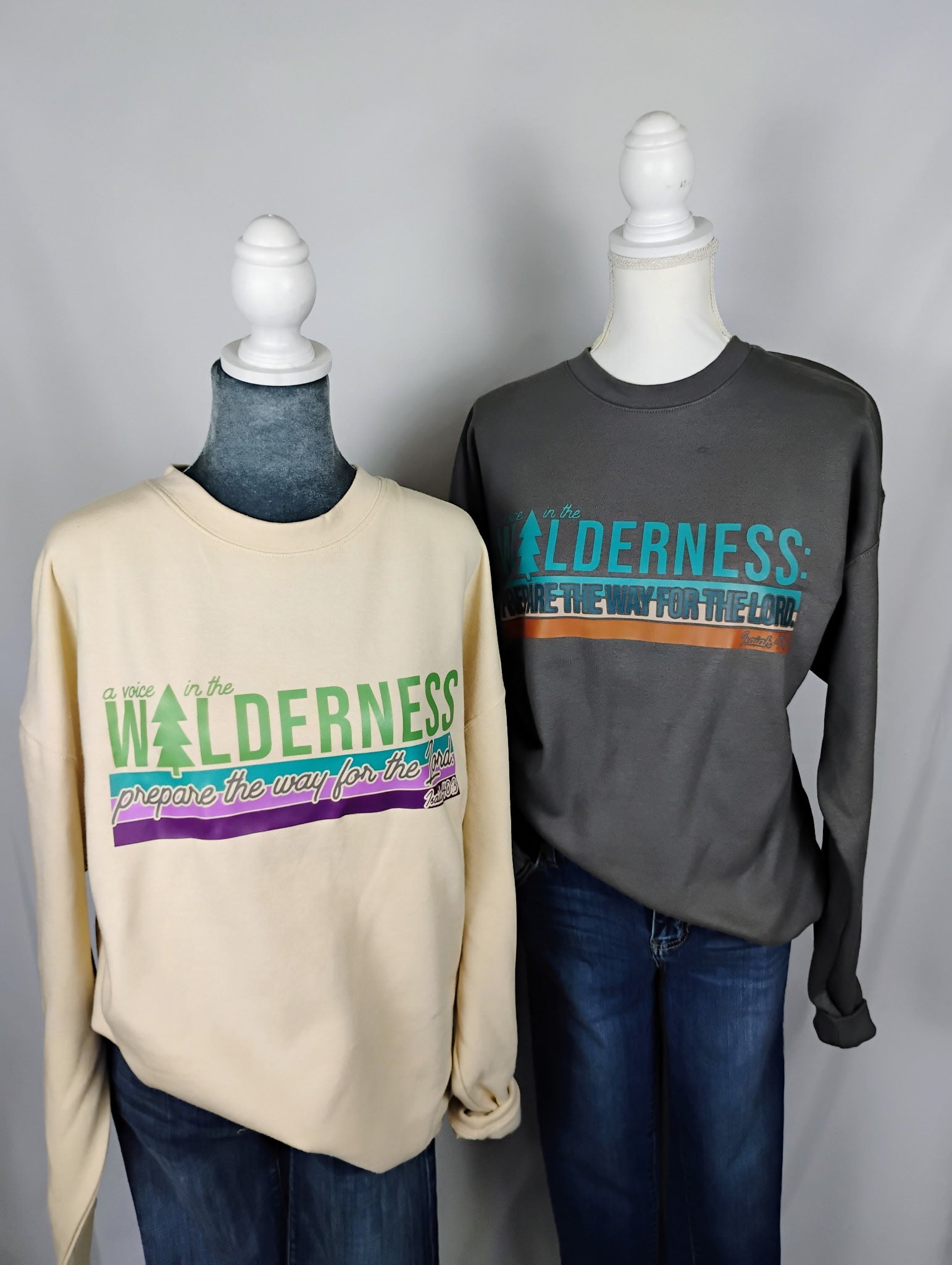 A Voice in the Wildnerness crewneck sweatshirt