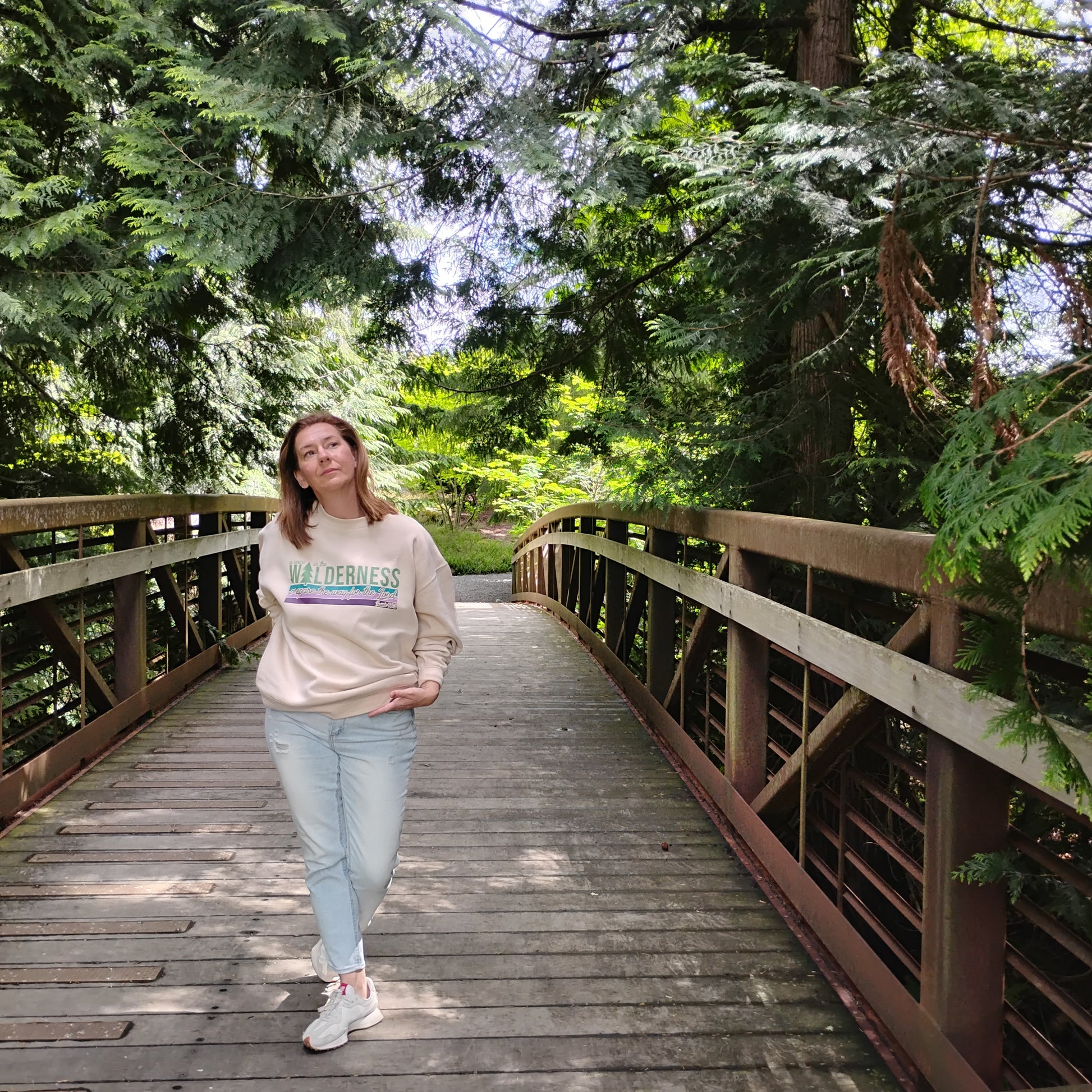A Voice in the Wildnerness crewneck sweatshirt