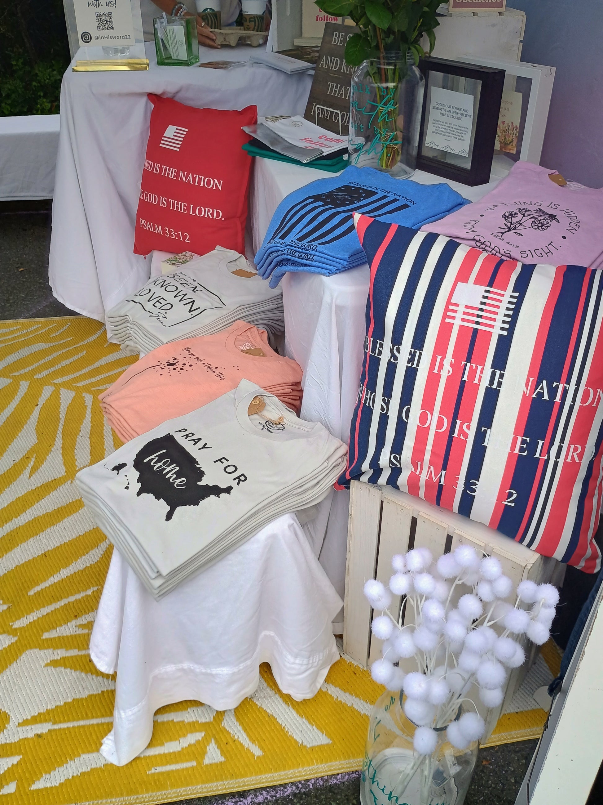 Blessed is the Nation Pillow