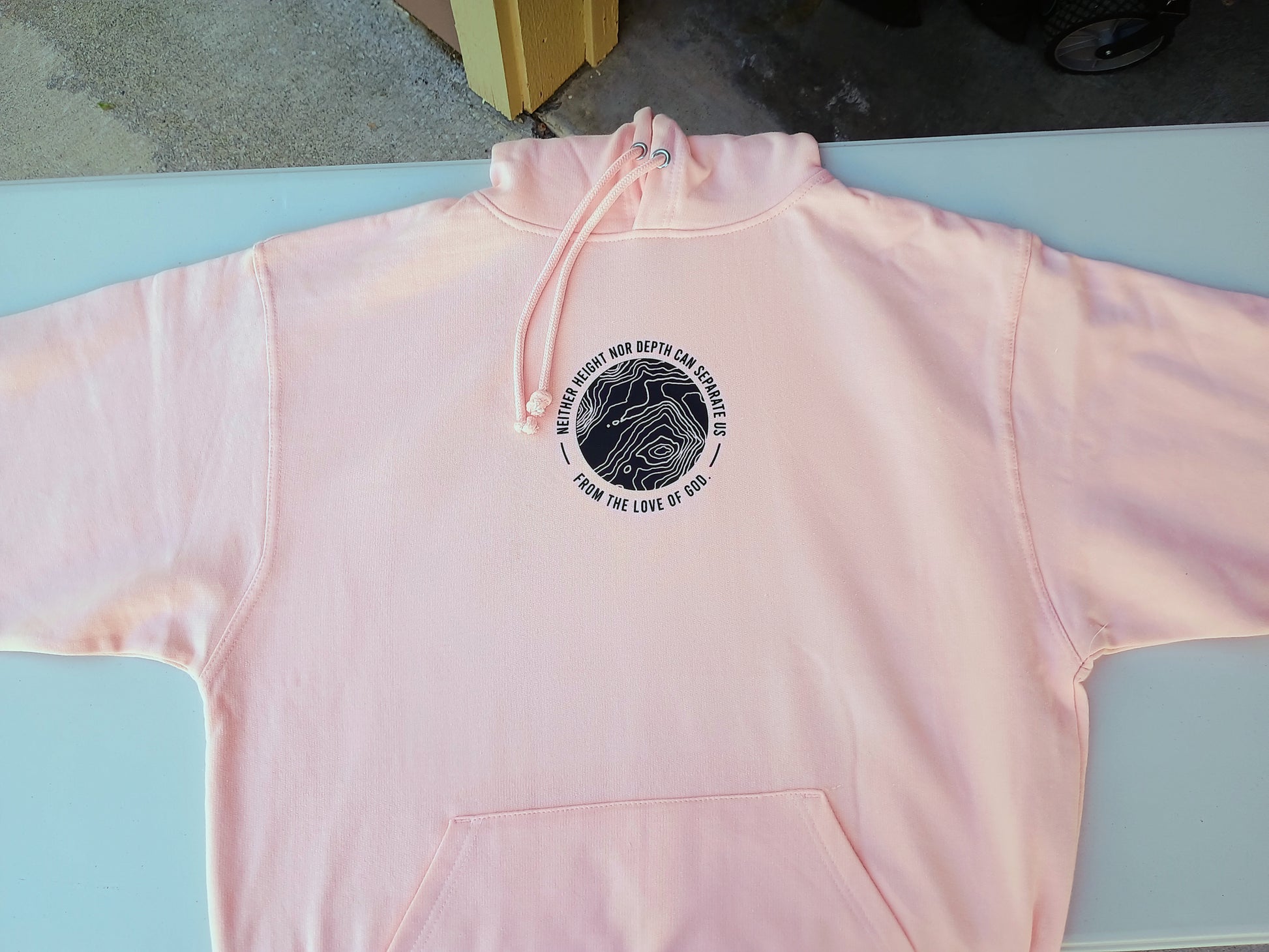 Height nor Depth Topographical Hoodie