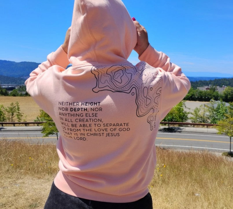 Height nor Depth Topographical Hoodie