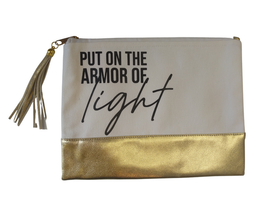 Armor of Light cosmetic bag
