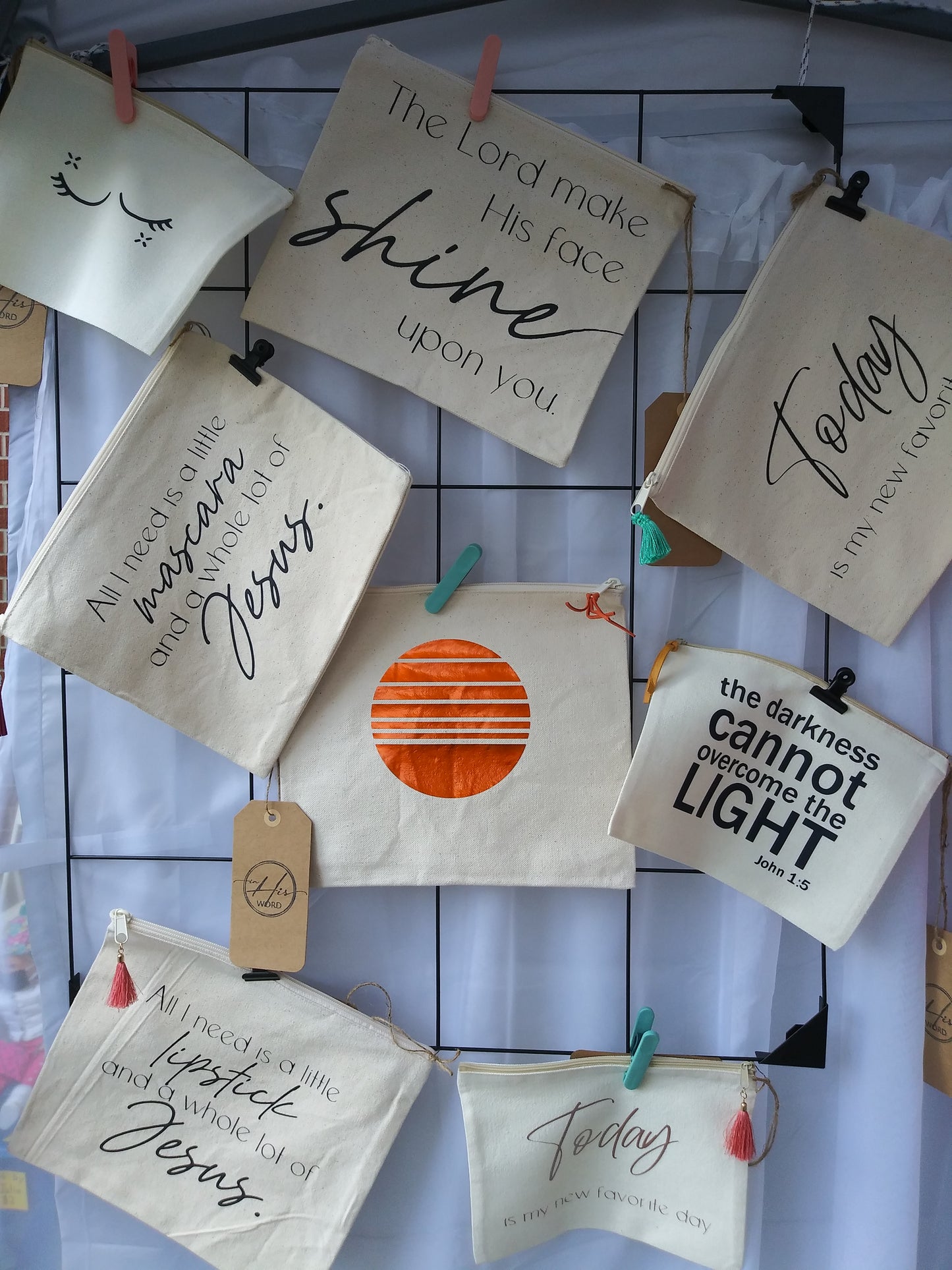 Darkness vs Light Cosmetic Bag