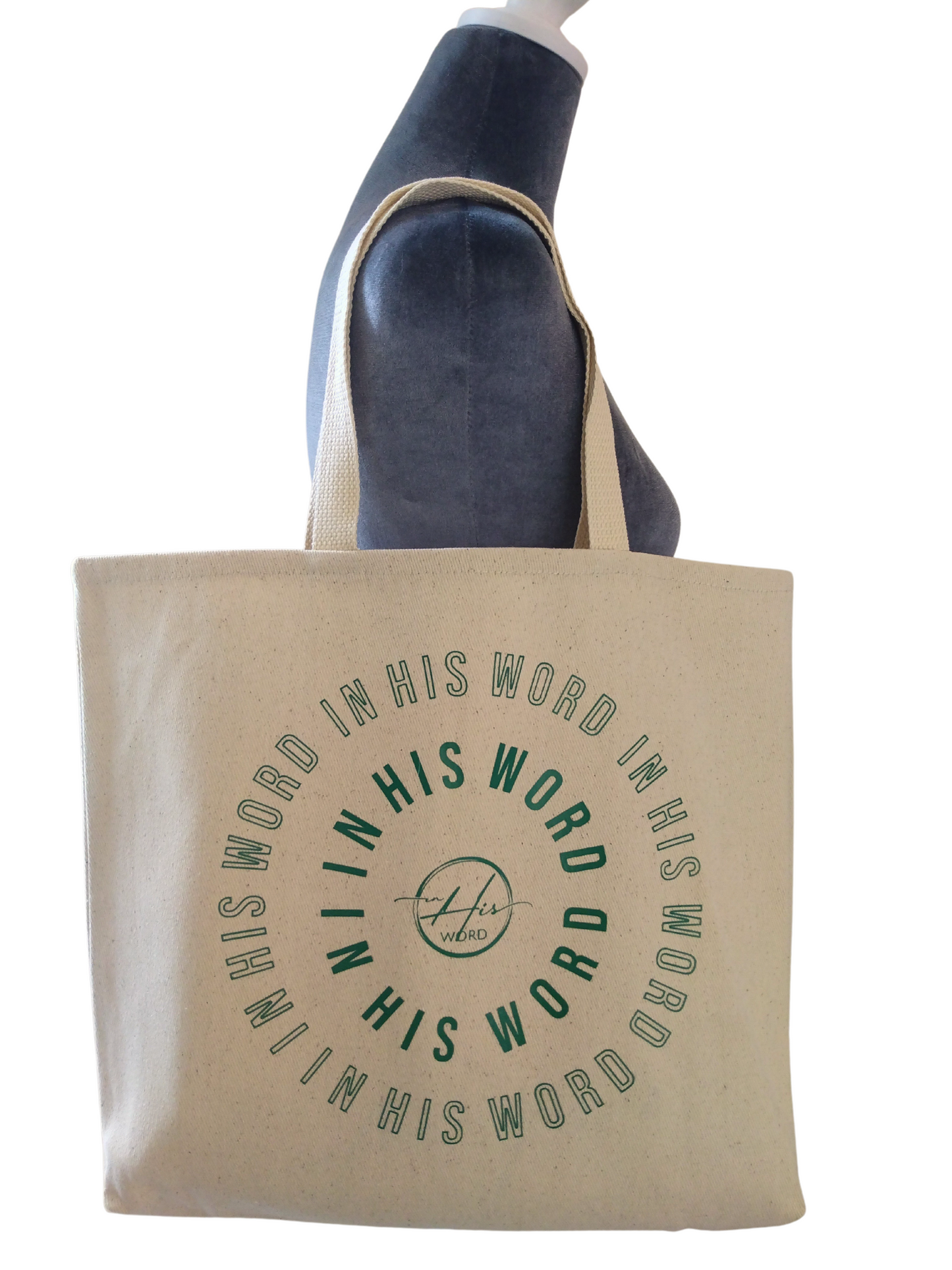 In His Word double circle tote