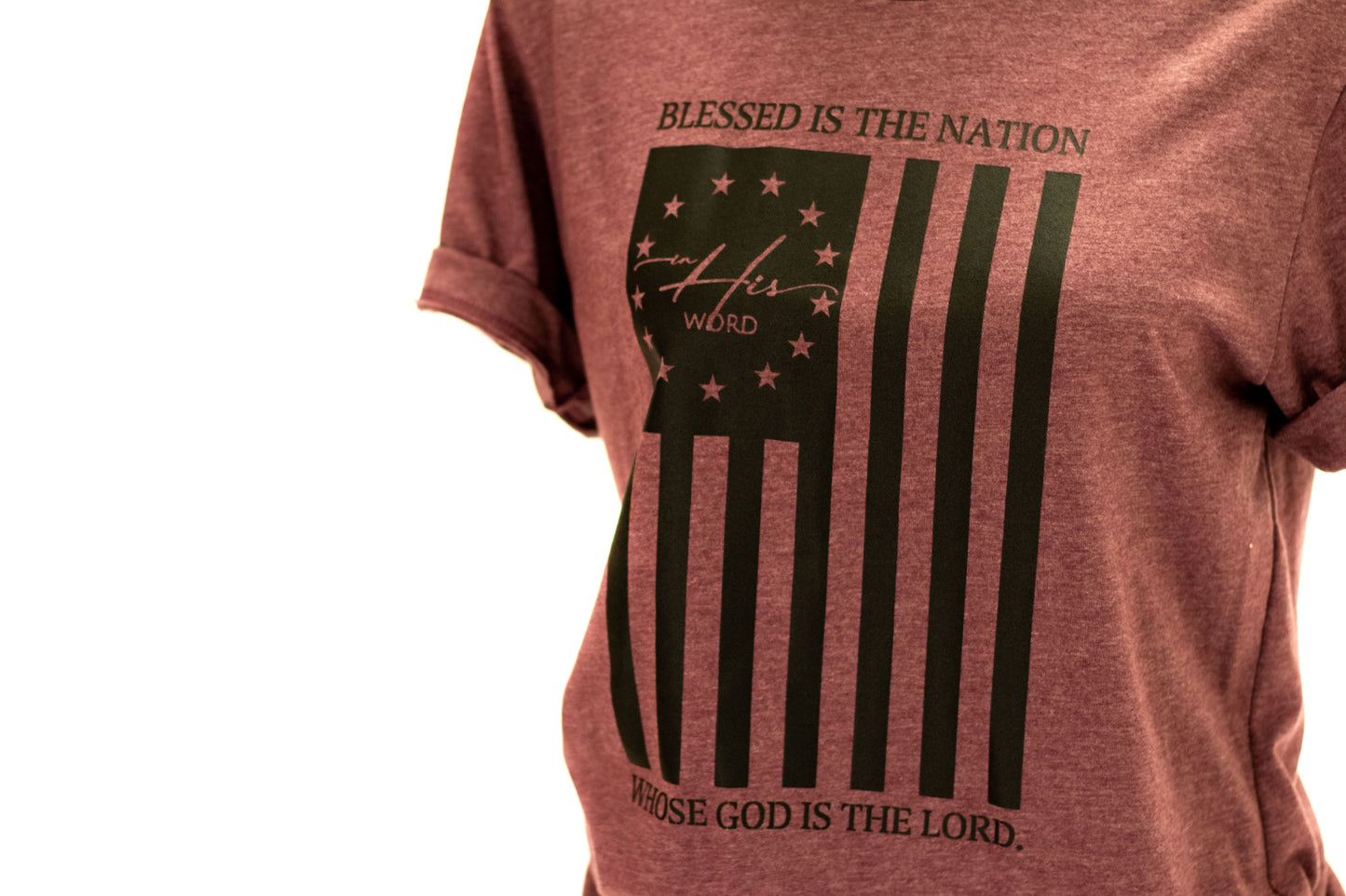 Blessed is the Nation short sleeve tee