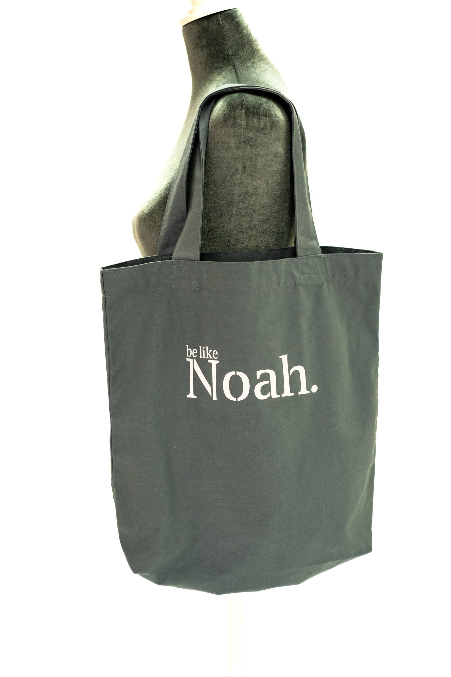 Be Like Noah Pale Blue Cotton Tote