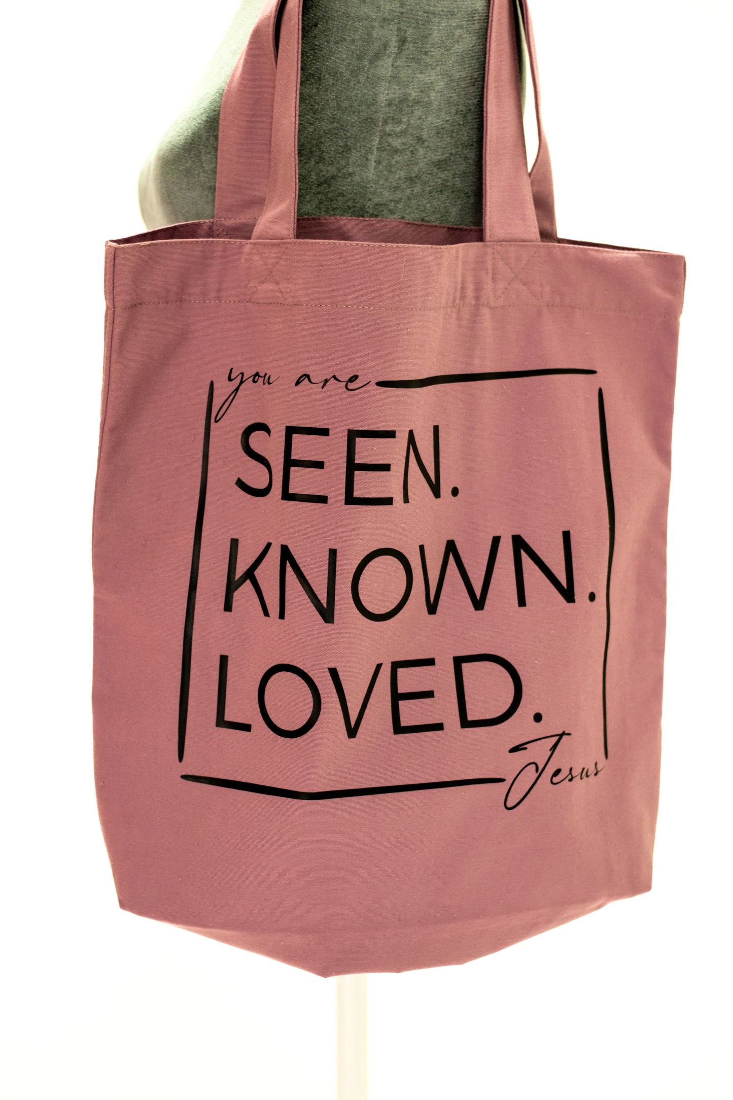 Seen. Known. Loved. Cotton Tote