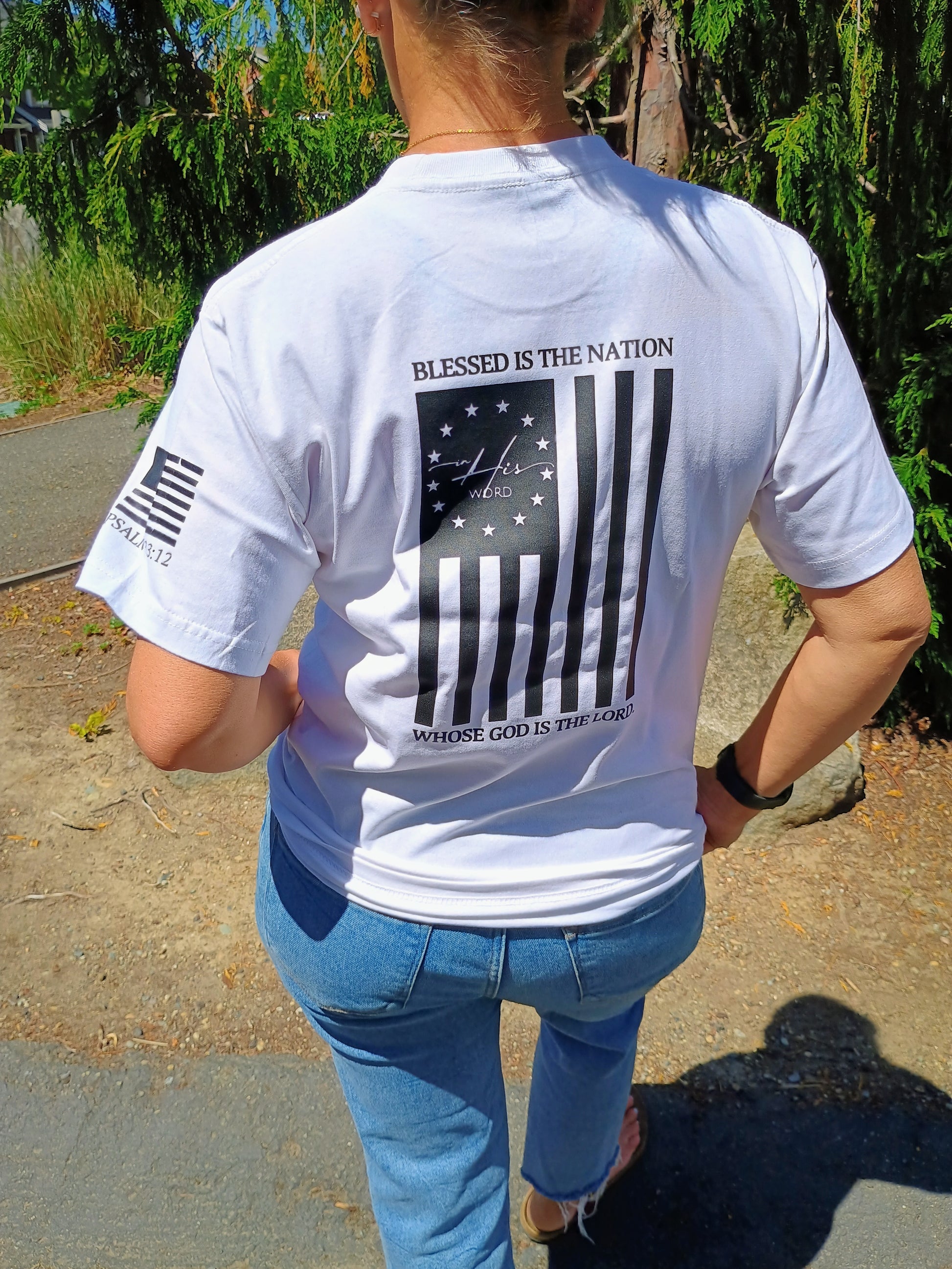 Blessed is the Nation tee Special 250th Edition