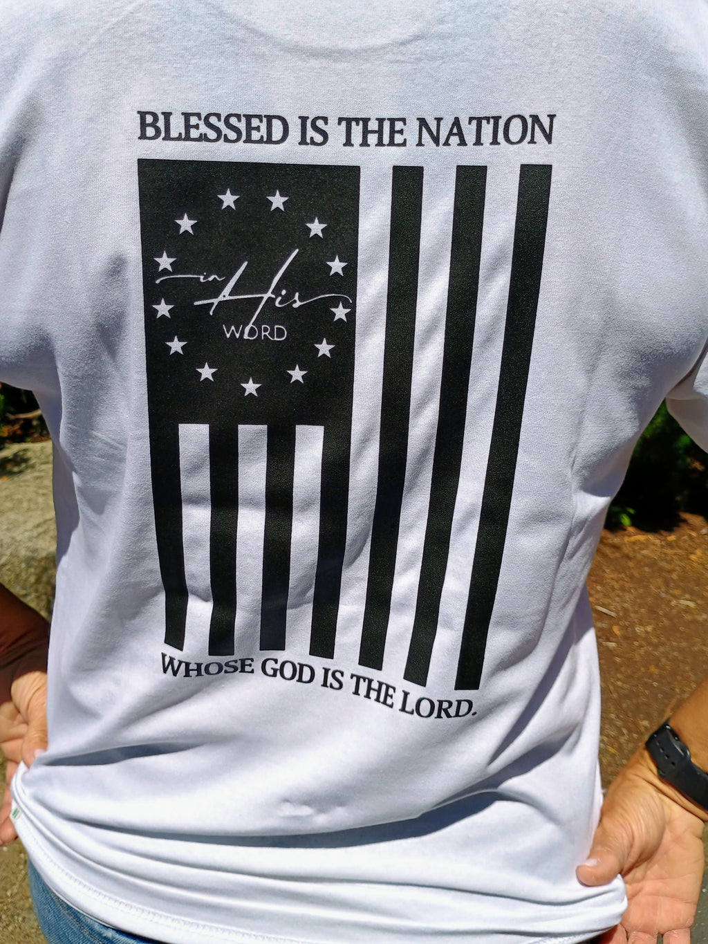 Blessed is the Nation tee Special 250th Edition