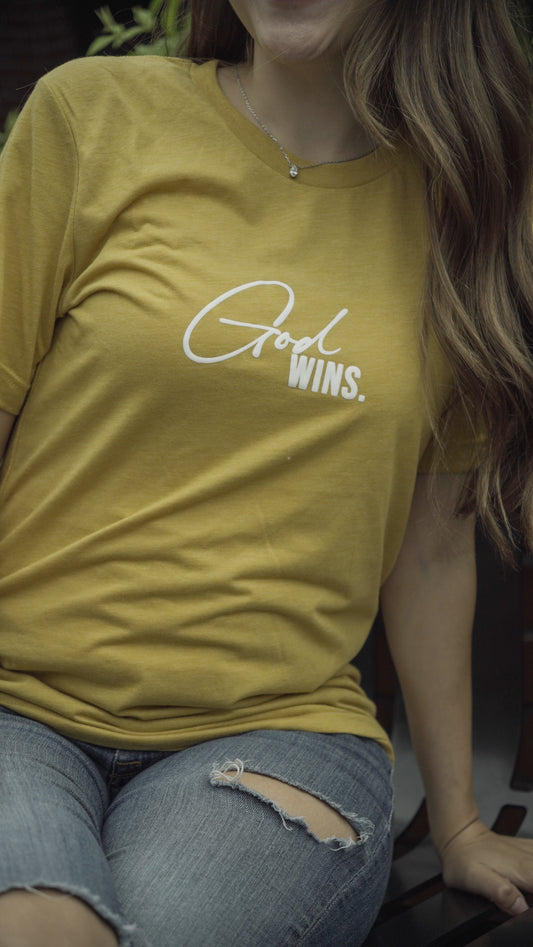 God Wins tee