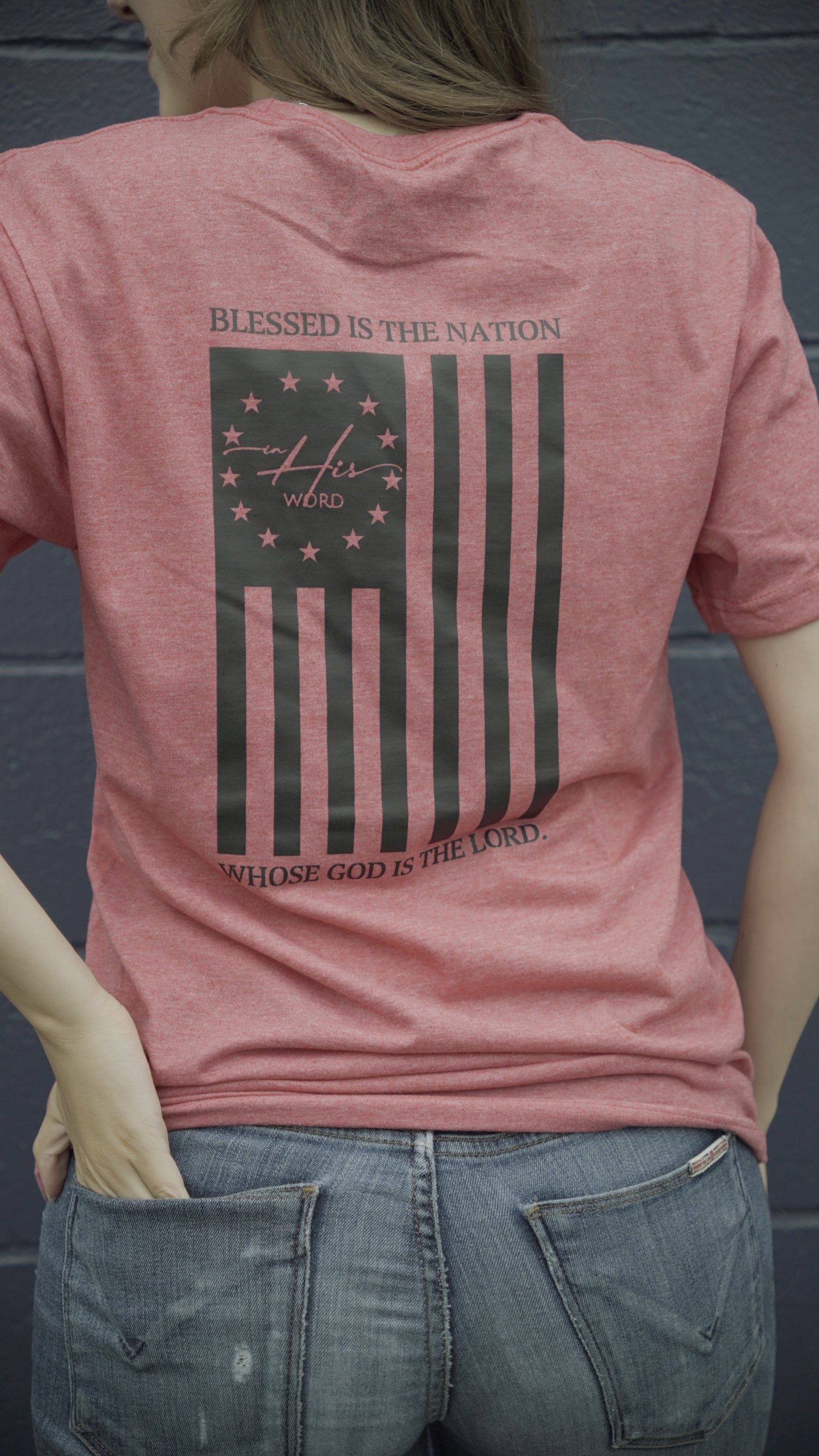 Blessed is the Nation short sleeve tee