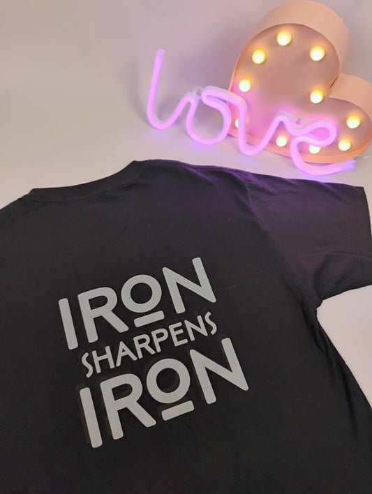 Iron Sharpens Iron heavy weight ss tee