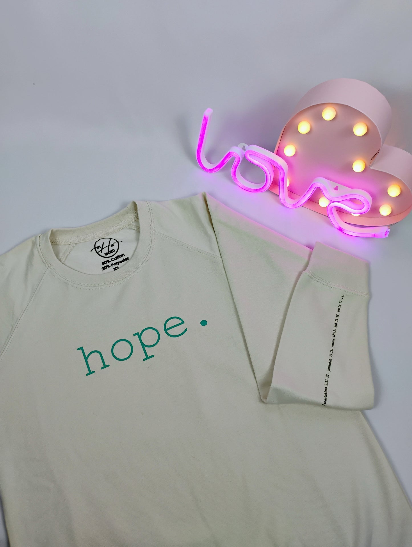 Hope splithem crewneck sweatshirt