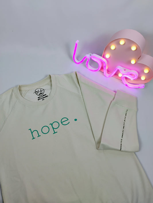 Hope splithem crewneck sweatshirt