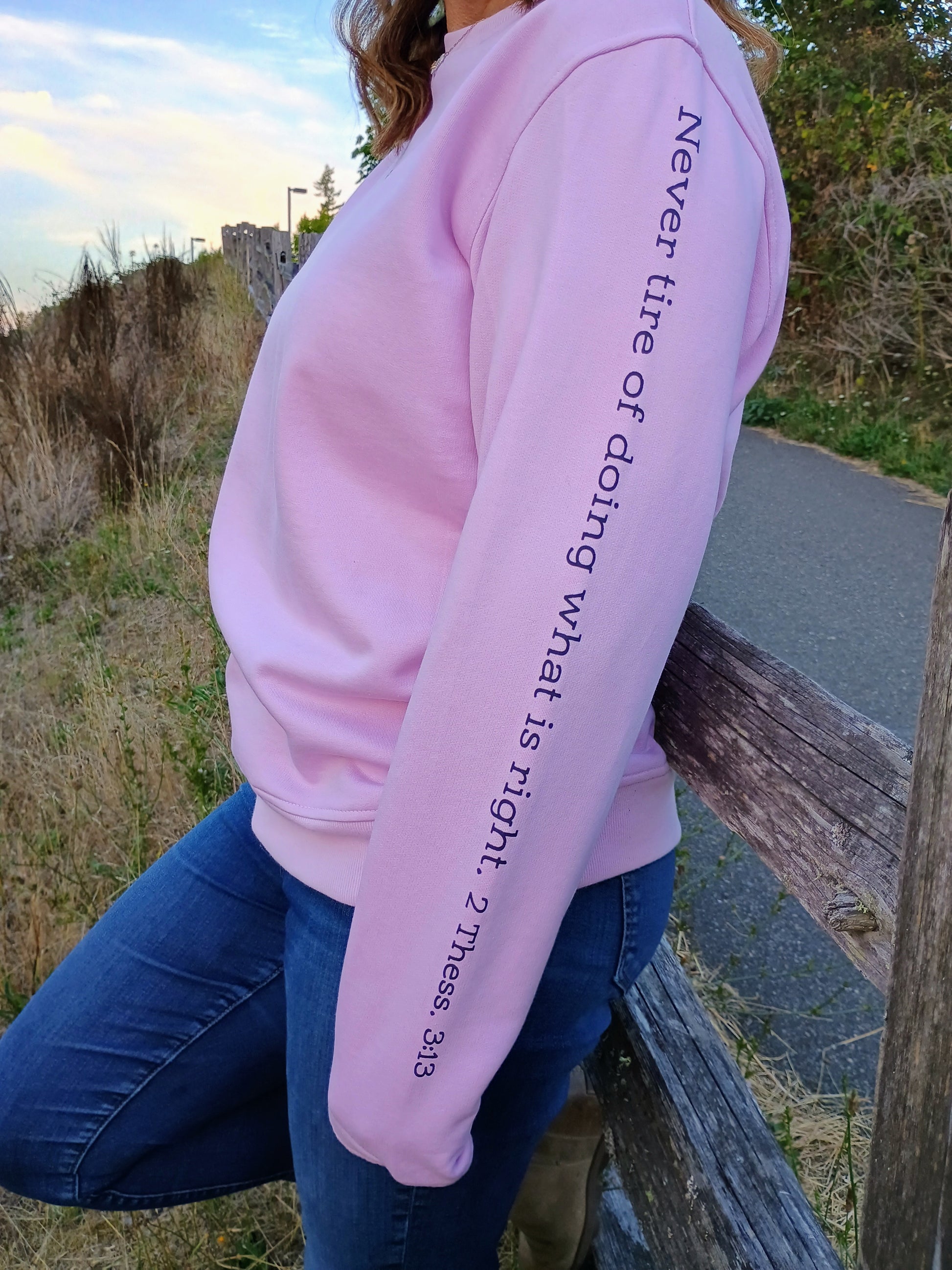 Never Tire sweatshirt