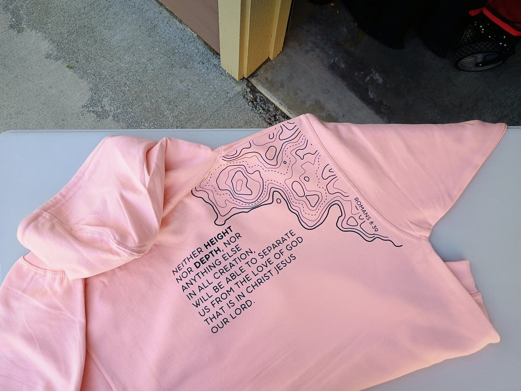 Height nor Depth Topographical Hoodie