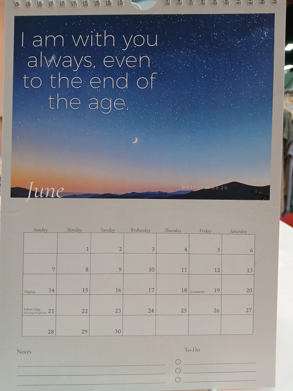 2026 Scripture Calendar