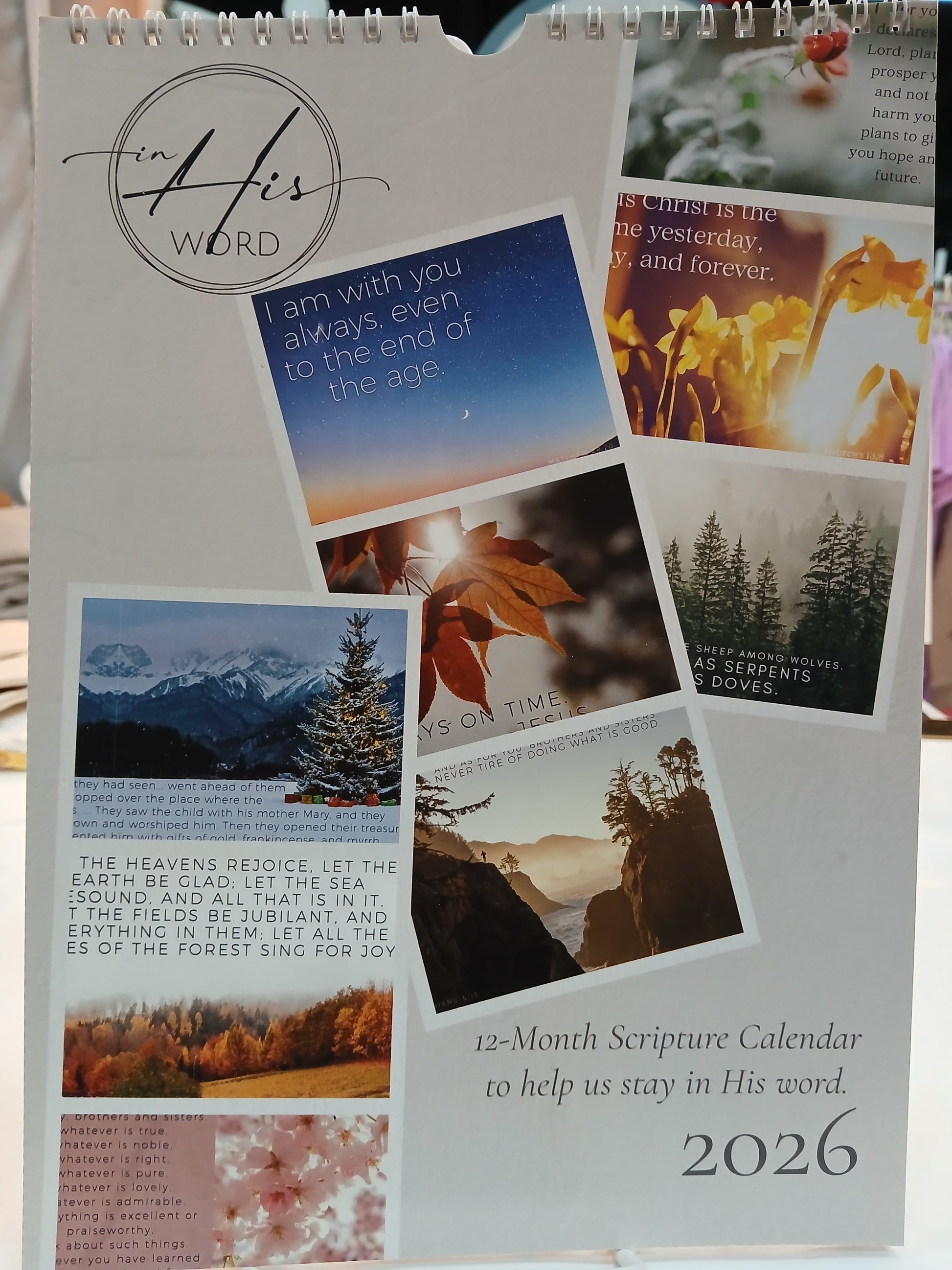 2026 Scripture Calendar