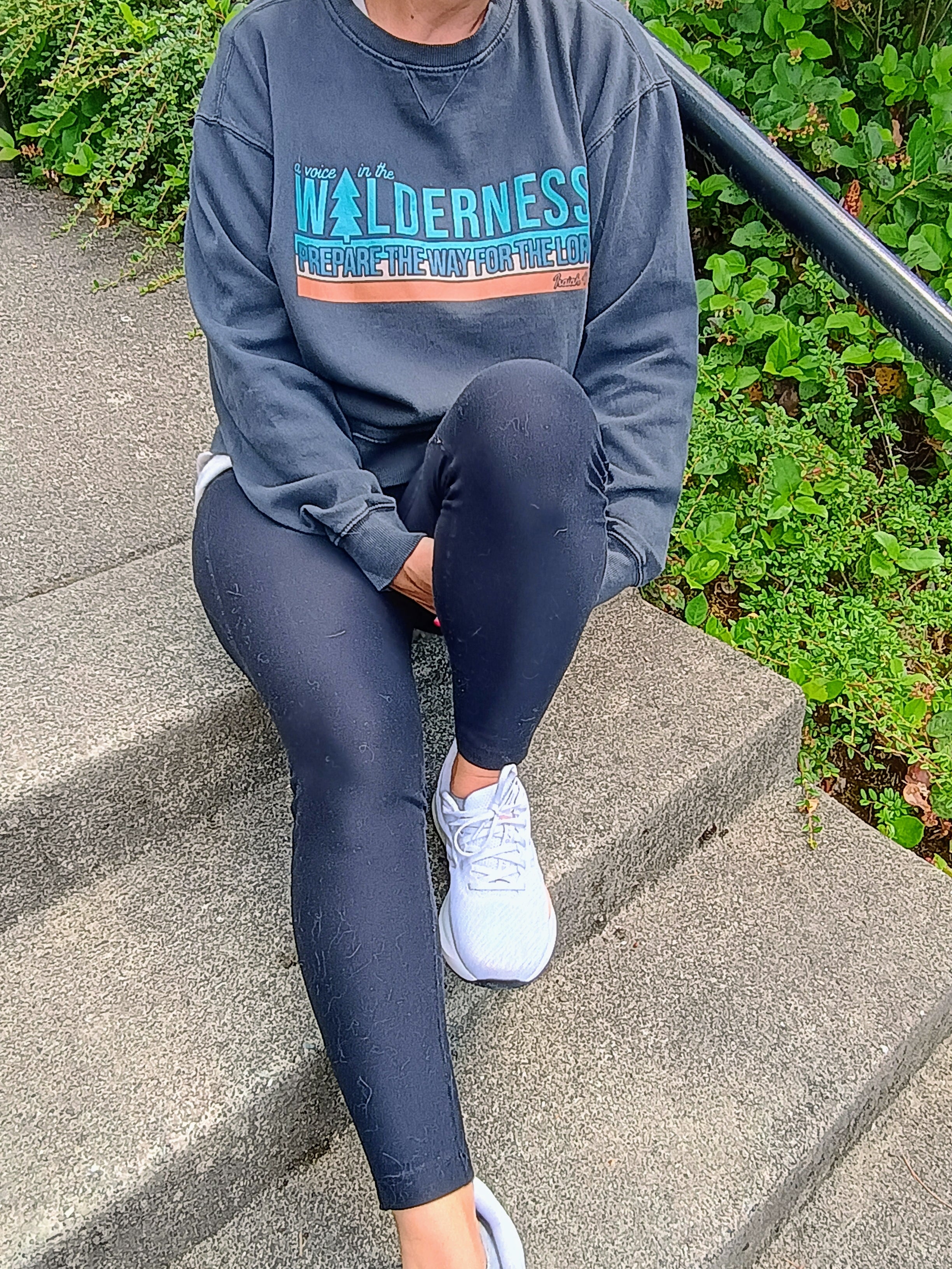 A Voice in the Wildnerness crewneck sweatshirt