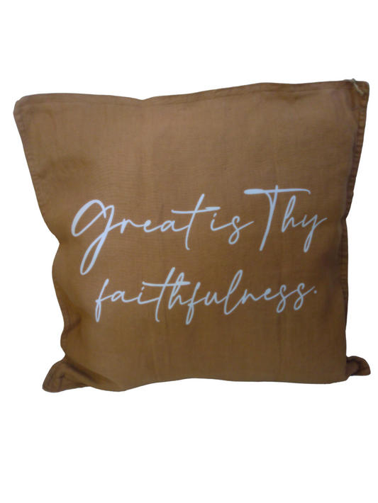 Great is Thy Faithfulness pillow
