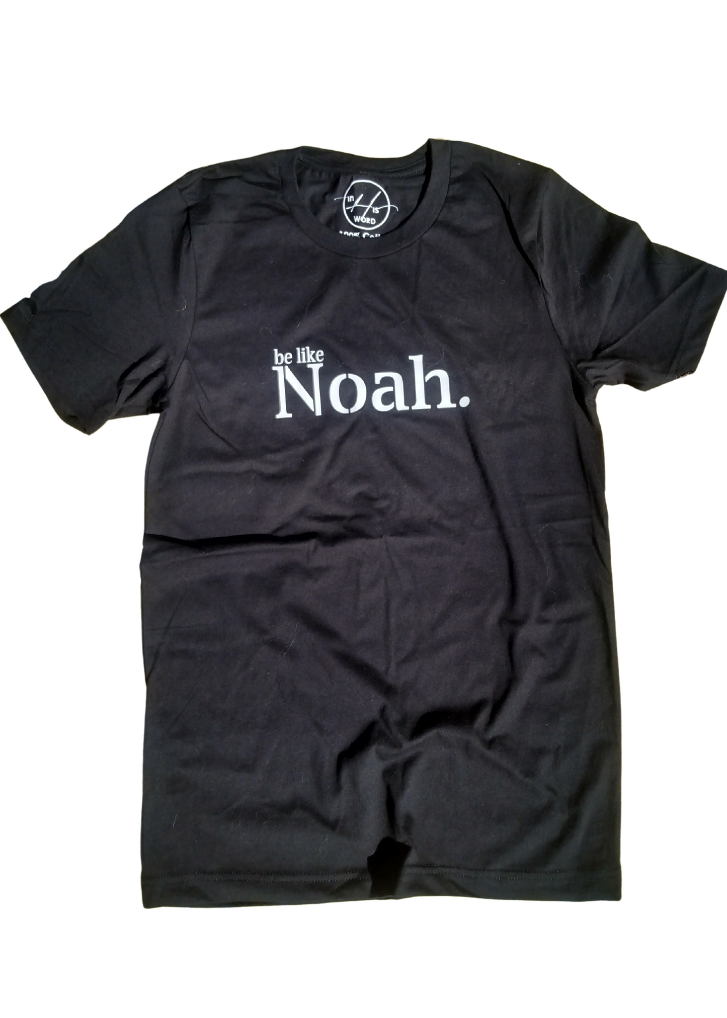 Black t-shirt is unisex sizing - fits men and women. 100% cotton
