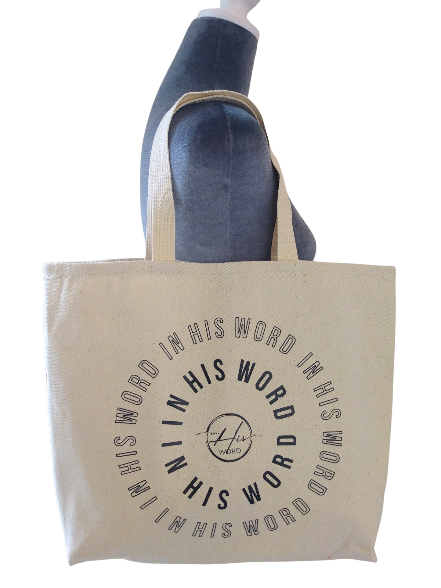 In His Word double circle tote