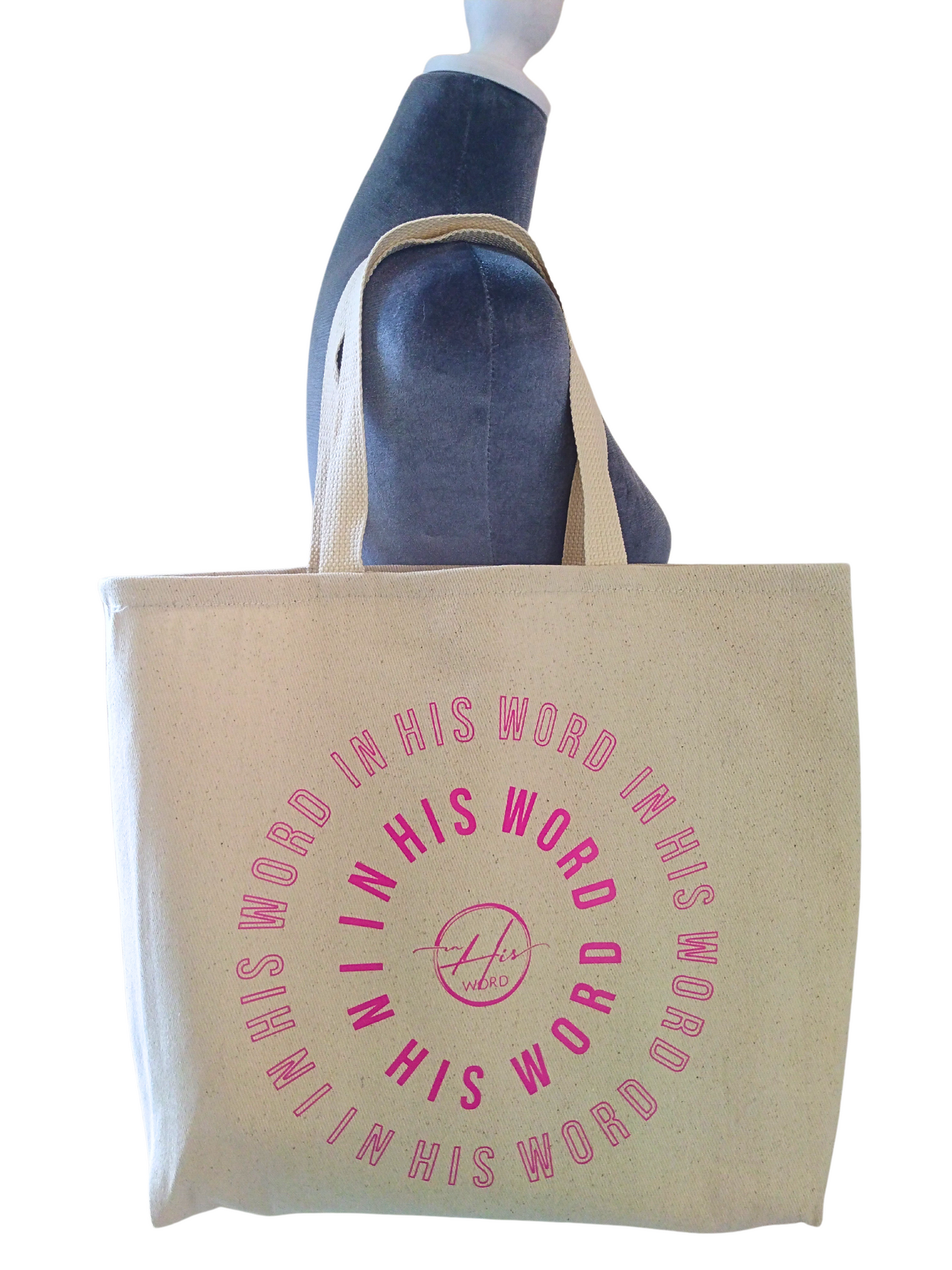 In His Word double circle tote