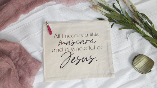 Mascara & Jesus Cosmetic Bag